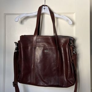 Spikes and Sparrow cross body work bag.